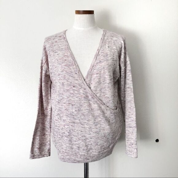 Free People Beach Marled Wrap sweater Small - Picture 2 of 5